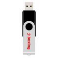 128GB USB 2.0 Flash Drive 64GB 32GB Metal Swivel USB Memory Stick 16GB 8GB Thumb Storage Pendrive for PC Mac Laptop Tablet Black