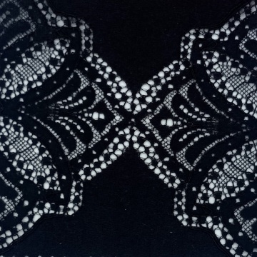 Diamond Floral Cotton Nylon Blend Lace Fabric