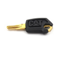 4PCS Metal & Plastic Black & Gold Key Excavator Cab Key Parts For 5P8500 Heavy Equipment Ignition Loader Dozer Locks