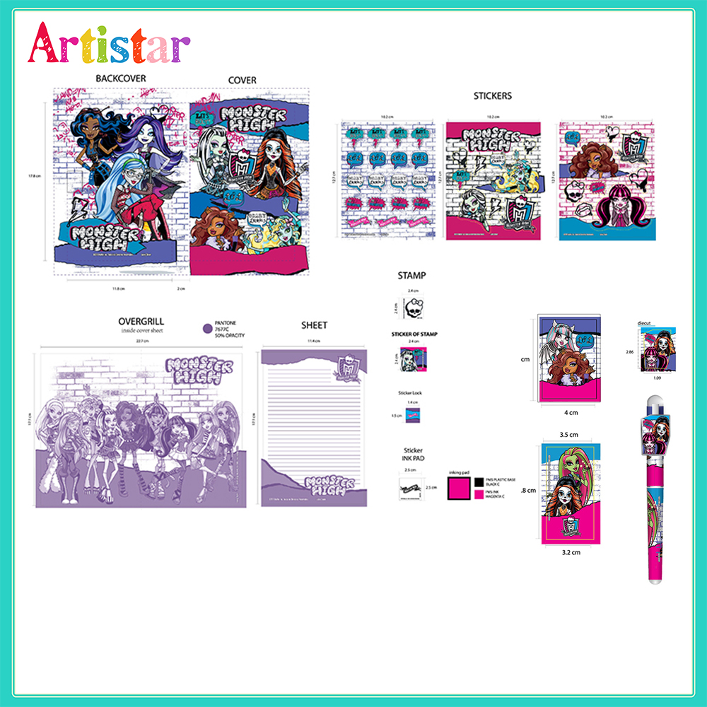 Monster High Carry Art Set 2 Monster High Carry Art Set 2