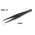 SZBFT 6Pcs/Set Stainless Steel Tweezers Anti-static Electronic Components Tweezers Corrosion Resistant Maintenance Repair Tools