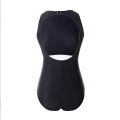 SYROKAN Clearance Sale Women's Athletic One Piece Swimsuit Open Back Training Sport Swimwear