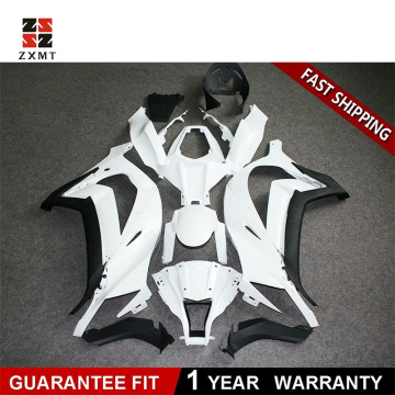 ZXMT Motorcycle Fairing Kit Fit For ZX10R 2011 - 2015 2013 2014 Unpainted White ABS Injection Bodywork ZX-10R