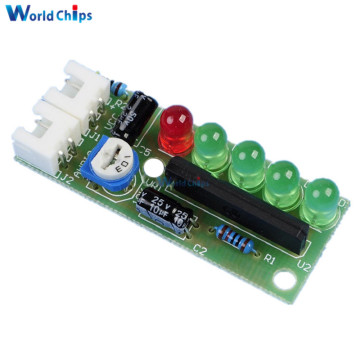 1Set Elektronika KA2284 DIY Kits Audio Level Indicator Suite Trousse Electronic Parts 5mm RED Green LED Level Indicating 3.5-12V
