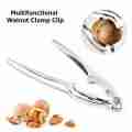 Walnut Clip Zinc Alloy Nutcracker Sheller Walnut Nut Cracker Quick Walnut Almond Pecan Nutcracker Kitchen Fruit Tool Accessories