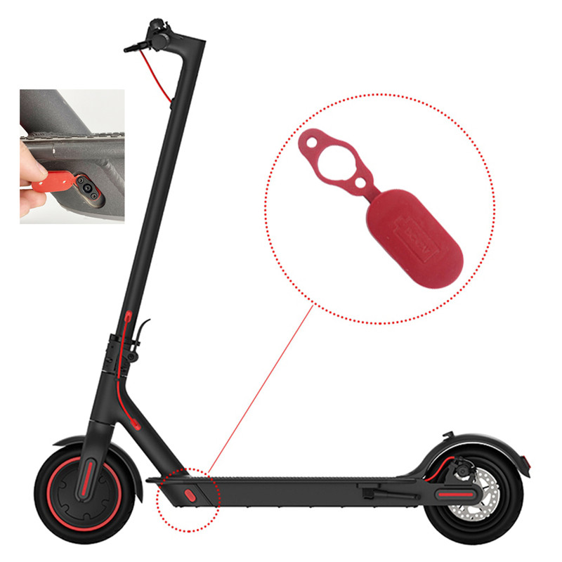 Magnetic Electric Scooter Charging Port Dust Cover Plug Silicone Protective Cover For Millet M365 Silicone Wire Scooter Accessor