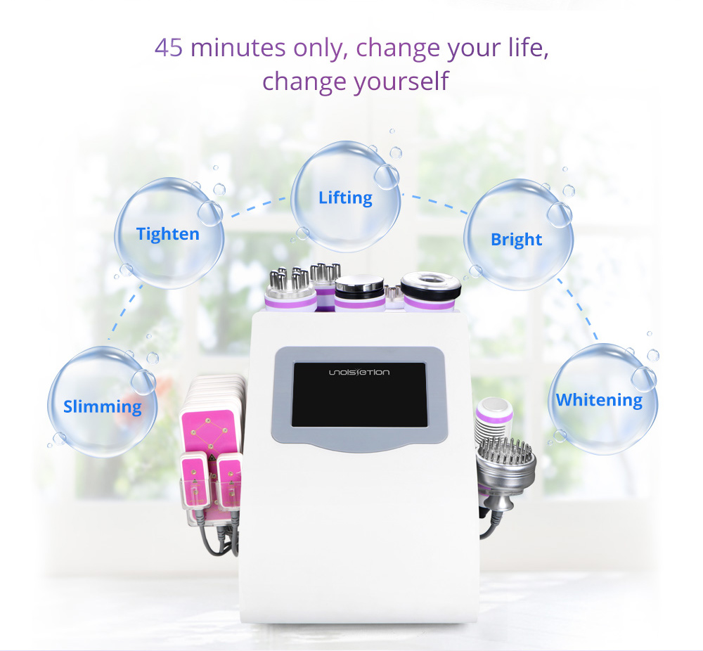 9in1 40k Ultrasonic Radio Frequency Vacuum Slimming Cold Photon&Micro Current Face Skin Care Lipo laser Slim Beauty Machine