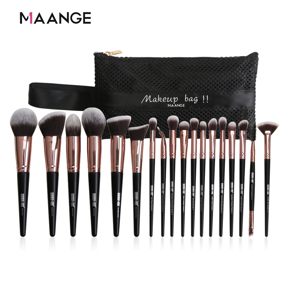 MAANGE Makeup Brushes Set Professional 6-30Pcs Cosmetic Powder Eye Shadow Foundation Blush Blending Make Up Brush Maquiagem Hot