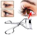 Black/silver/rose Gold Eyelash Curler Stainless Steel Eyelash Curling Tool Natural Curling Fits The Eye Shape Replacement Pad