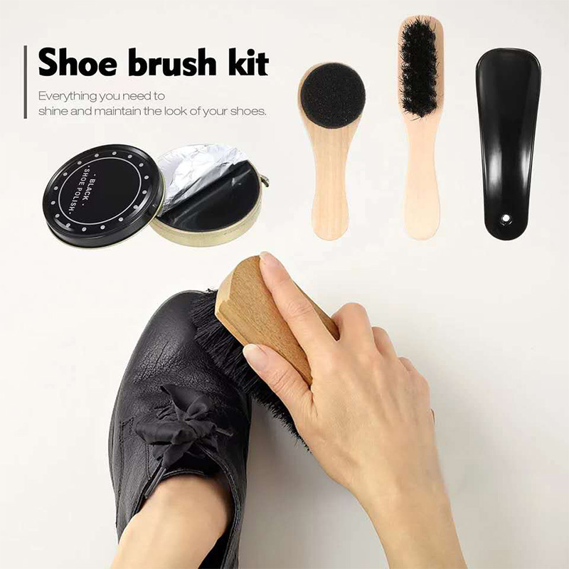 Shoes Cleaning Set Brush Shine Care Kit for Boots Sneakers Shoe Wipes Small White Shoe Artifact Cleaning Tools Care UsefulX