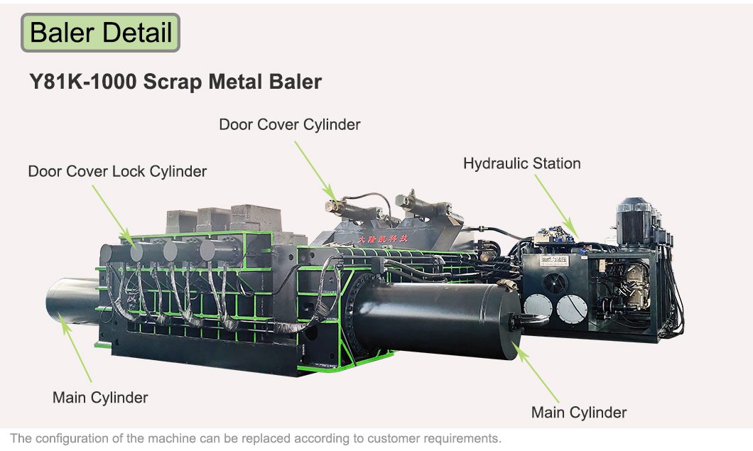 metal baling press