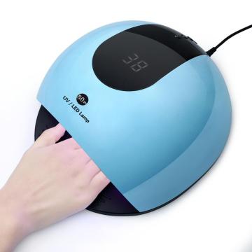 New 80W/48W UV lamp LED Nail Dryers Automatic Sensor Machine LCD Time Display For Curing UV Gel Polish Nail Art Tool &B3