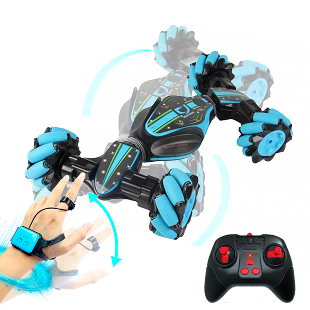 Transformable Remote Control Car RC Stunt Gesture Sensing Twisting Off-Road Vehicle Light Music RC Car Toys 40 Mins Play Time