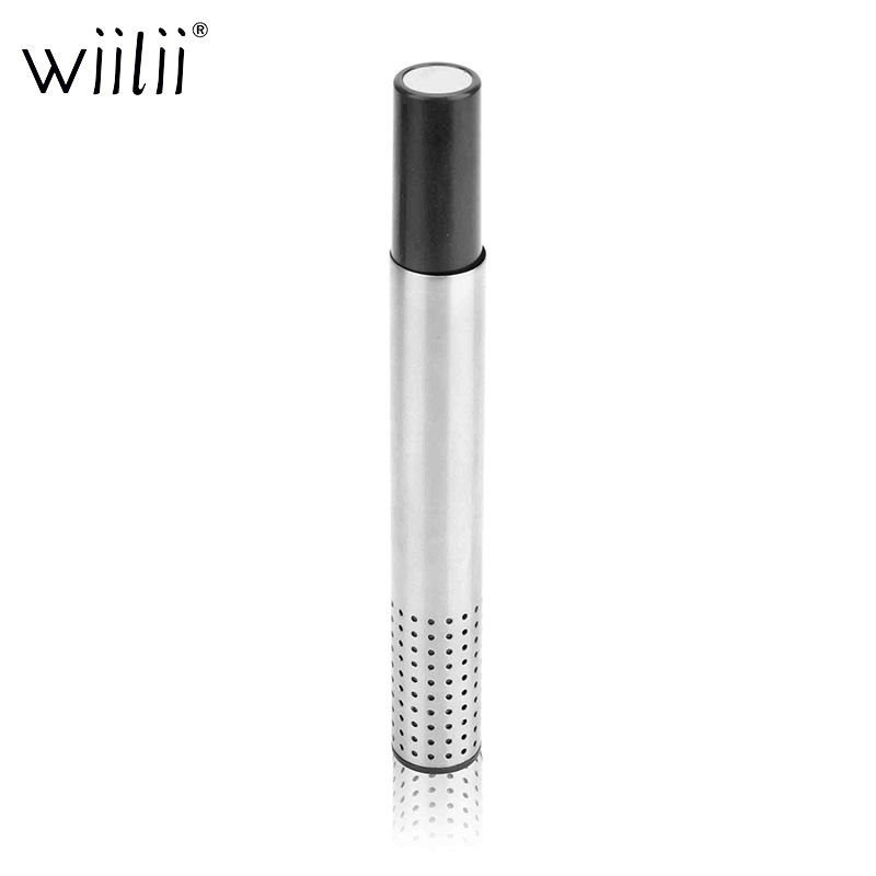 Wiilii Long Tea Infuser Steeper Strainer Stick Pipe Mesh Stainless Steel Filter For Loose Leaf Herbs Or Spice Single Cup Brewer