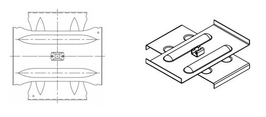 cross plate anchor drawing