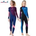 DIVE&SAIL girls teenage youth diving suit 2.5MM wetsuit children's one-piece warm swimsuit student snorkeling surfing suit