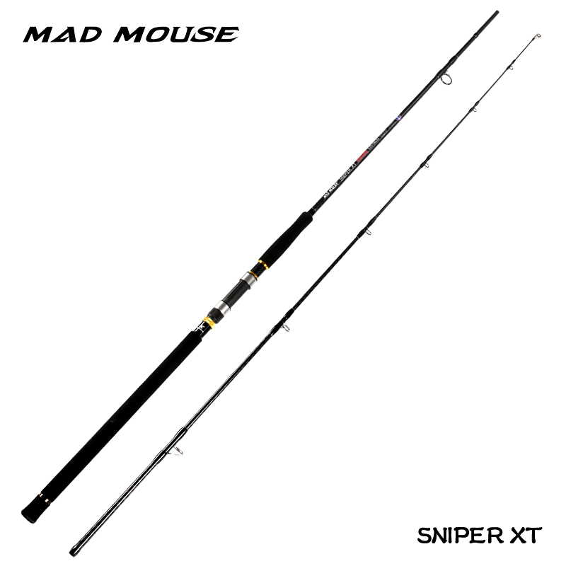 NEW Mad Mouse full Fuji parts Cross Carbon shore jigging rod Ocean popping rod 2.9m 96MH/H pe 1-5 saltwater boat rod rock fish