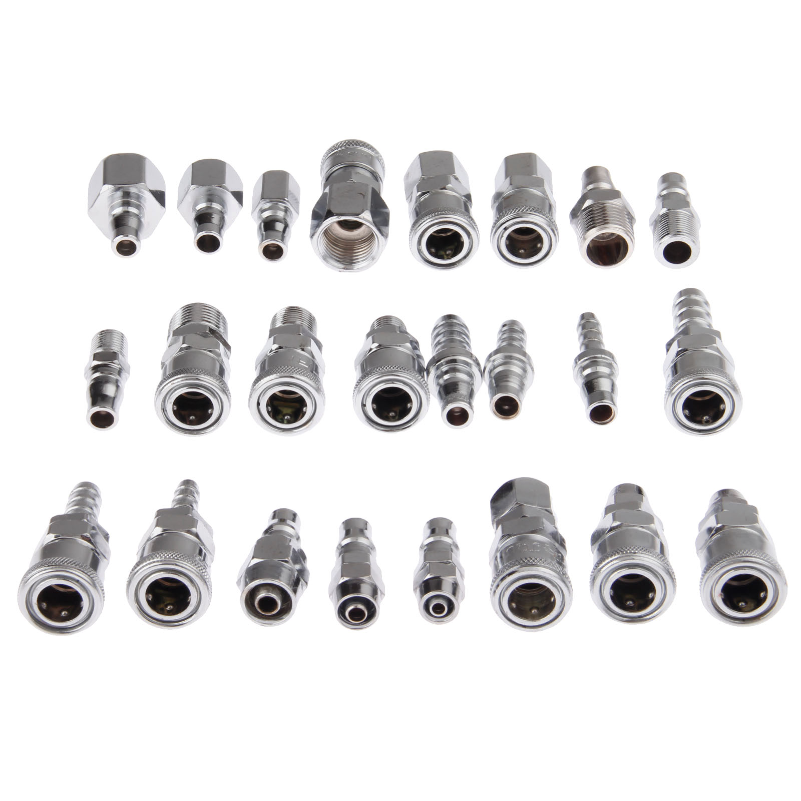 Pneumatic Fittings Female Male Air Line Hose Compressor Fitting Connector Quick Release Coupler Set Pneumatic Parts