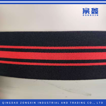 Red Stripe Elastic Strap for Athletic Wear