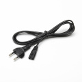 Black 2 Prong EU to C7 Extension Cable Bulb Power Supply Cord European IEC Figure 8 AC Power Cable For XBOX PS4 Laptop LED Light