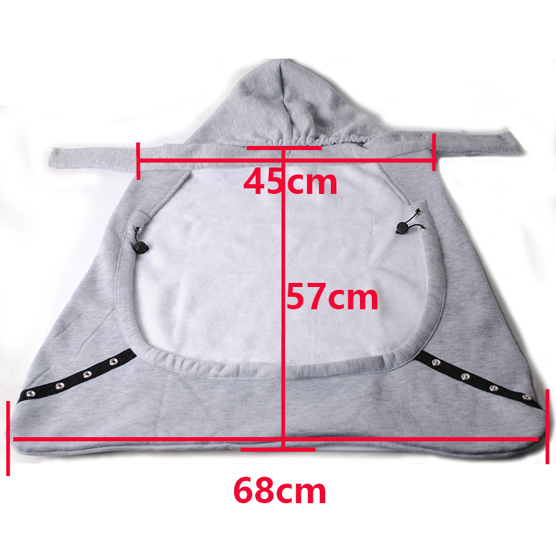 Baby Carrier Cloak Velvet Cape Cloak Winter warm Cover Wind Out Necessary Carrying Children Backpack sling Cloak