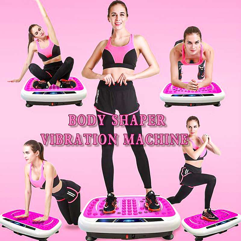 Exercise Fitness Vibration Machine Trainer Plate Platform Body Shaper Platform Machines Weight Loss Shaking Workout 150KG/180W