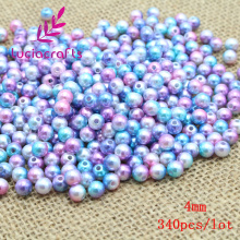 Lucia Crafts Loose Round Imitation Pearl Beads Garment Bags shoes accessories E0911