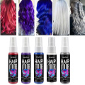 30ml Hair Color Spray 5 Colors Temporary Hair Color Dye Washable Unisex Instant Hair Styling Coloring Products