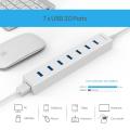ORICO USB3.0 HUB 7 Port USB 3.0 HUB With 5V2A Power Adapter Multiple High Speed OTG Splitter for Computer Laptop Accessories