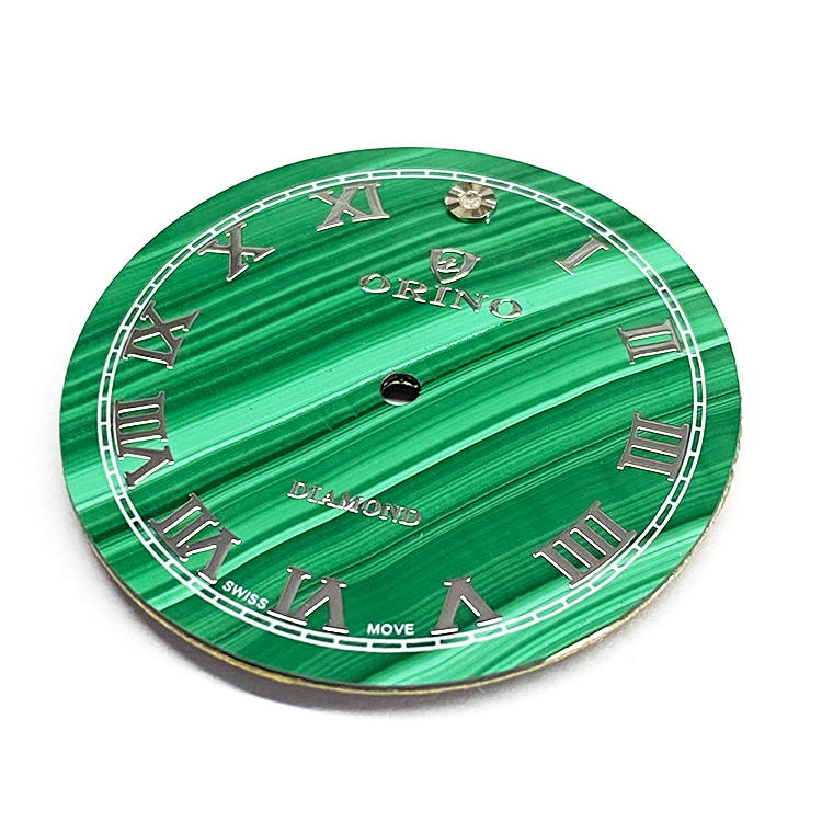 natural malachite dials 