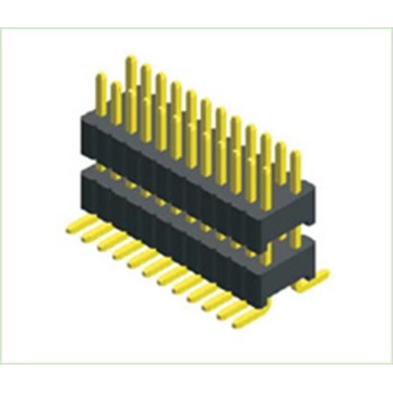 1.27*2.54mm Pin Header Double Row Plastic SMT Type
