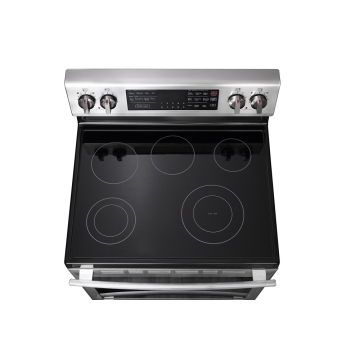 Smooth Surface Electric Range with Keep Warm Setting