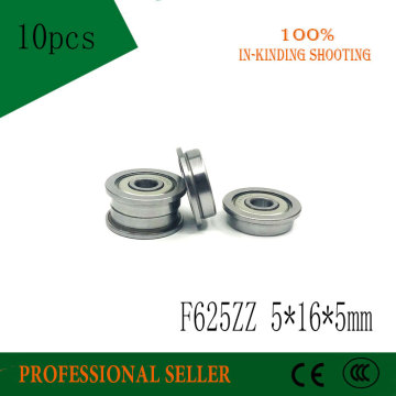 F625-2Z F625ZZ F625zz F625 zz ABEC-1 Flanged Flange Deep Groove Ball Bearings 5 x 16 x 5mm Free shipping for 3D printer