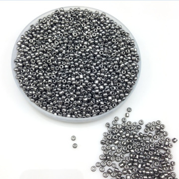 16g 1000pcs 2mm 12/0 Gray Metal Color Opaque Round Loose Spacer Beads Cezch Glass Seed Beads Handmade Jewelry DIY Garment Bead
