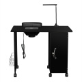 Manicure Nail Table Station Steel Frame Beauty Salon Equipment Drawer Lamp Single Door Nail Table Nail Table With LED Light