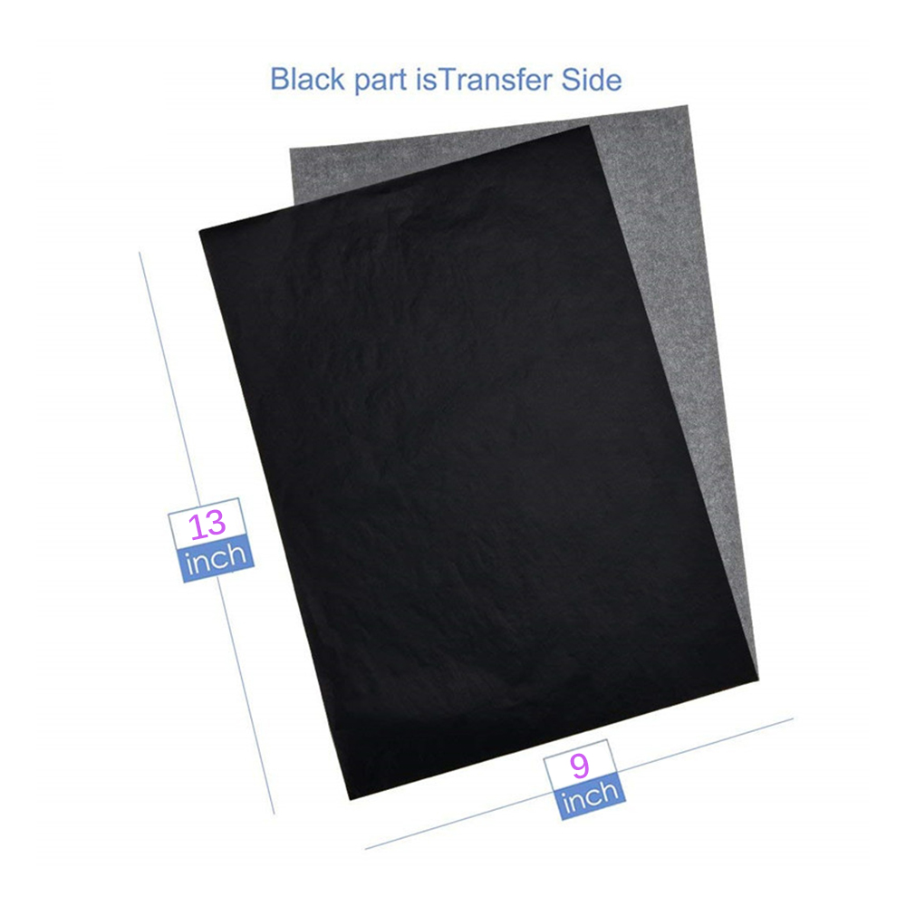 25Pcs/Set Black A4 Copy Carbon Paper Painting Tracing Paper Graphite Painting Reusable Painting Accessories Legible Tracing