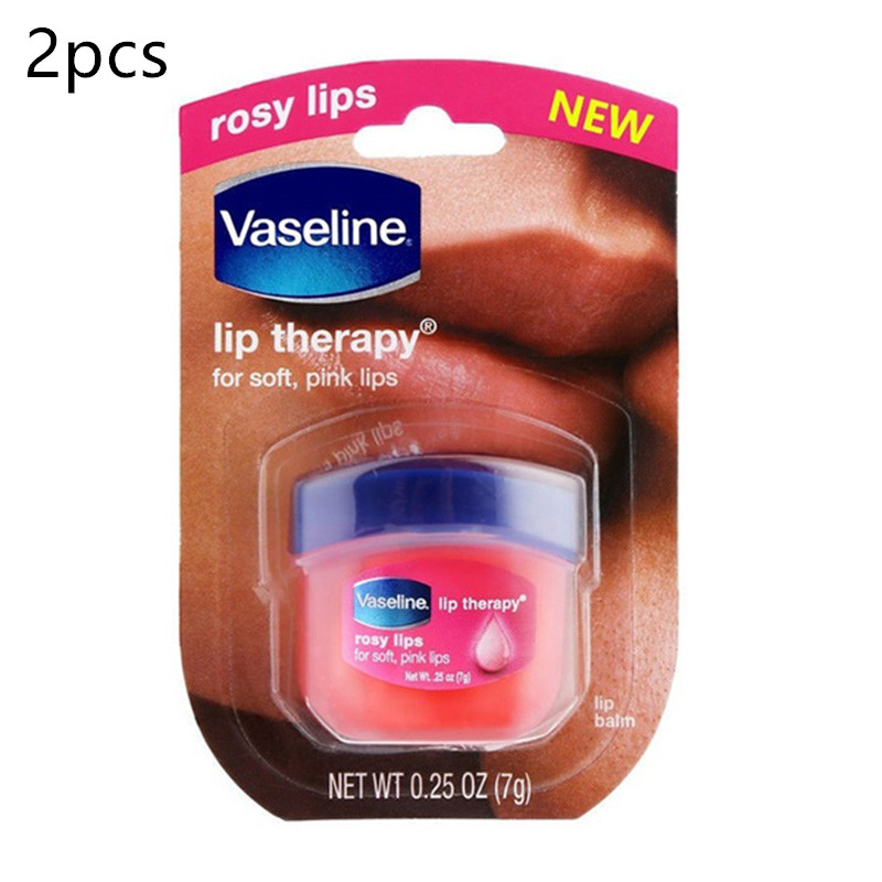 2PCS Pure Petroleum Jelly Skin Protect Moisturizer Cream For Body Face Skin Natural Plant Organic Lip Balm Makeup Lipstick