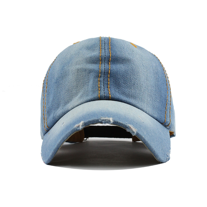 [FLB] Unisex Cowboy Baseball Cap Fall Casual Sanpback Hats For Men And Women Outdoor Sport Denim Jeans Hip Hop Wholesale F220