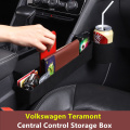 For Volkswagen Atlas Cross Sport Atlas SE X 2019 2020 Car Control Box Organizer Seat Gap Storage Box Car Seat Side Slit Interior