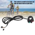Electric Bike Head Light Horn Switch Turn Signal Switch Button for Motorcycle E-Bike Scooter Electric Bicycle Accessory