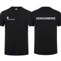 French Police Gendarmerie T Shirt Short Sleeve Gendarmerie PSIG T-shirt Man QR-042