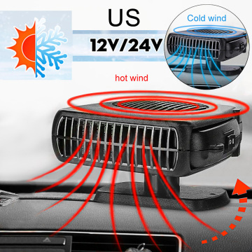 Portable Auto Car Heater Heating Defroster Electric Fan Heater Heating Windshield Defroster demister 12V/24V Car Accessories