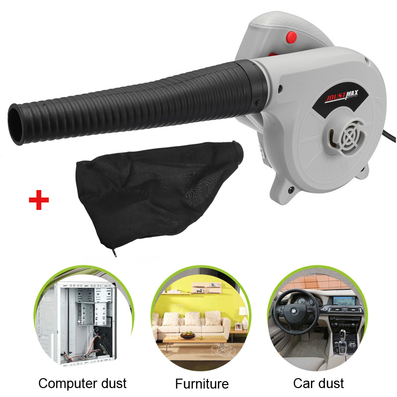 Electric Air Blower Vacuum Cleaner 2 in 1 Handheld Leaf Grass Computer Dust Collector Home Garden Cleaning Power Tool 220V