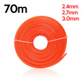 2.4mm/2.7mm/3mm 1LB Grass Trimmer Line Strimmer Brushcutter Trimmer Nylon Rope Cord Line Long Round/Square Roll Grass Rope Line