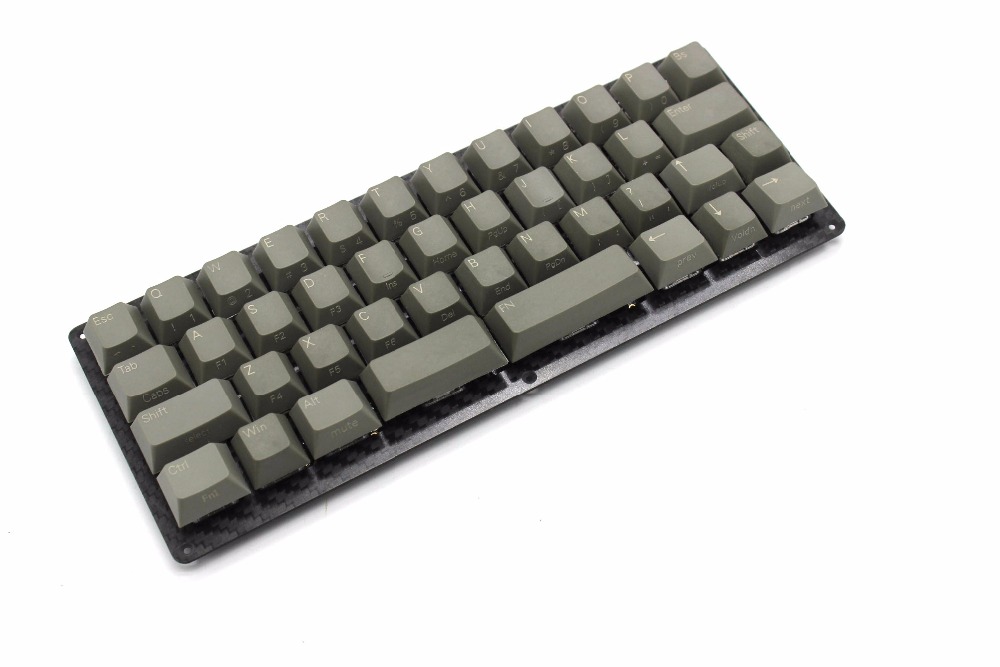 YMDK 40% Customized Thick PBT Cherry Profile OEM Profile Keycap Keyset For 40% AMJ40 Mini Cute Mechanical Keyboard Free shipping