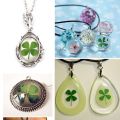 10Pcs Dried Leaf Clover UV Resin Decor Nail Art Epoxy Mold DIY Filling Jewelry