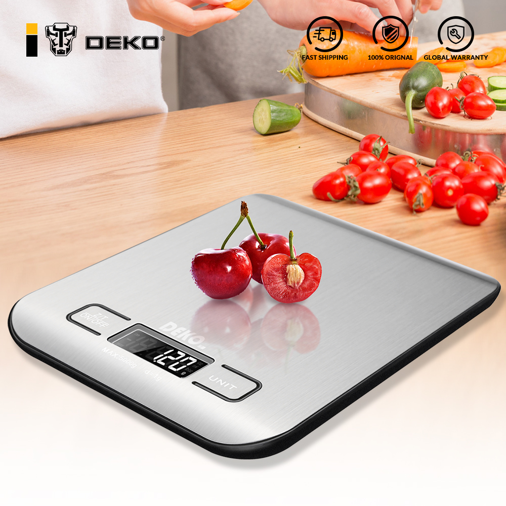 DEKO Portable Electronic Digital Kitchen Scale Weigh Jewelry High Precision LED Display Household Weight Balance Measuring Tools