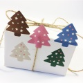 100Pcs/lot Colourful Christmas Star Tree Sealing Sticker DIY Gifts Baking Decoration Packaging Label