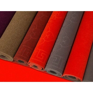 China Fabrik Grosshandel Anti Rutsch Velours Jacquard Teppich