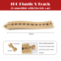 New All Kinds Wooden Track Parts Beech Wooden Railway Train Track Accessories Fit with All Brands Wood Tracks Toys for Kids